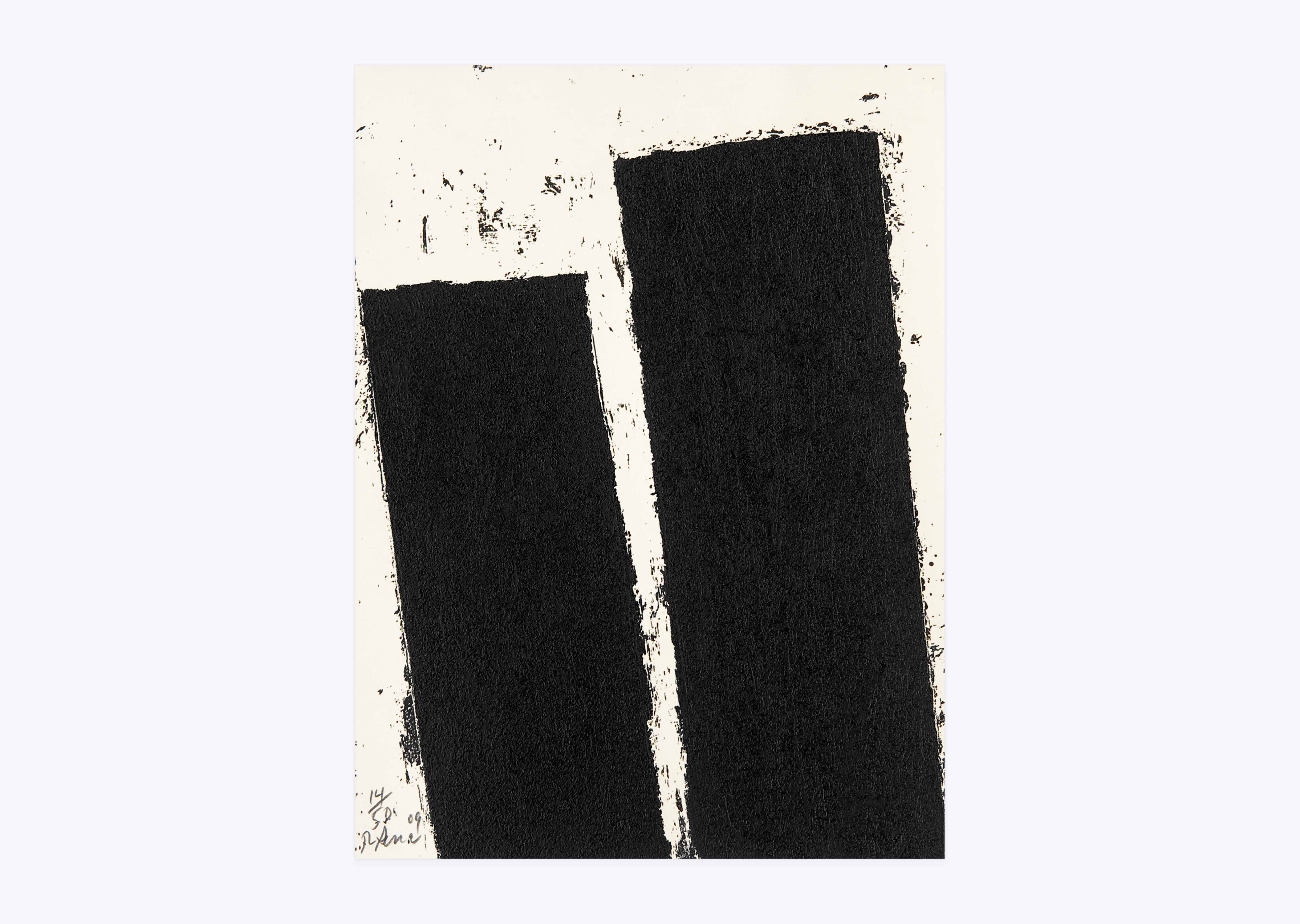estampe Promenade notebook IV Richard Serra