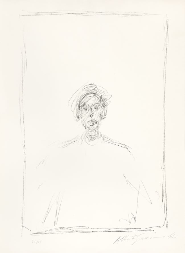 estampes Tête de jeune homme Alberto Giacometti