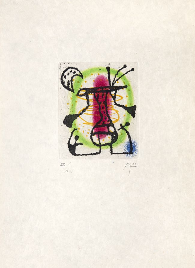 estampes La bague d’Aurore Joan Miró