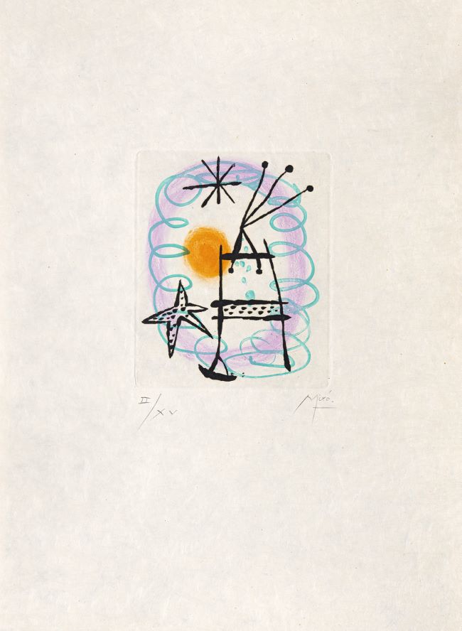 estampes La bague d'Aurore Joan Miró
