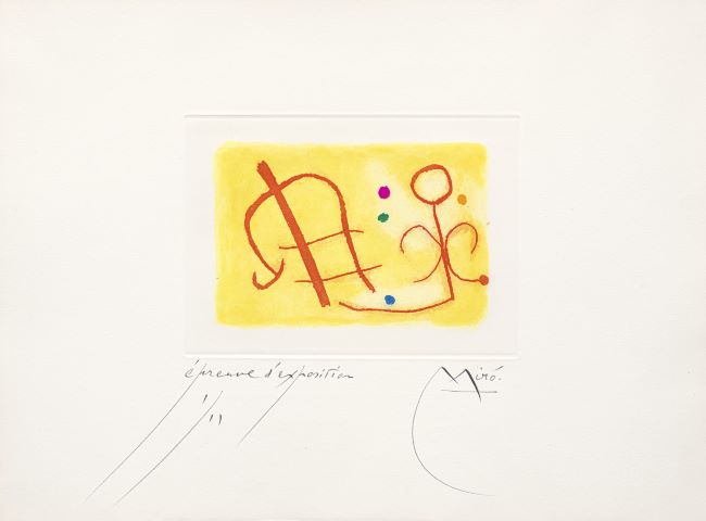 estampes Fusées - Nous avons Joan Miró