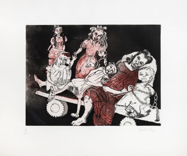 estampes Little Brides with their Mother Paula Rego