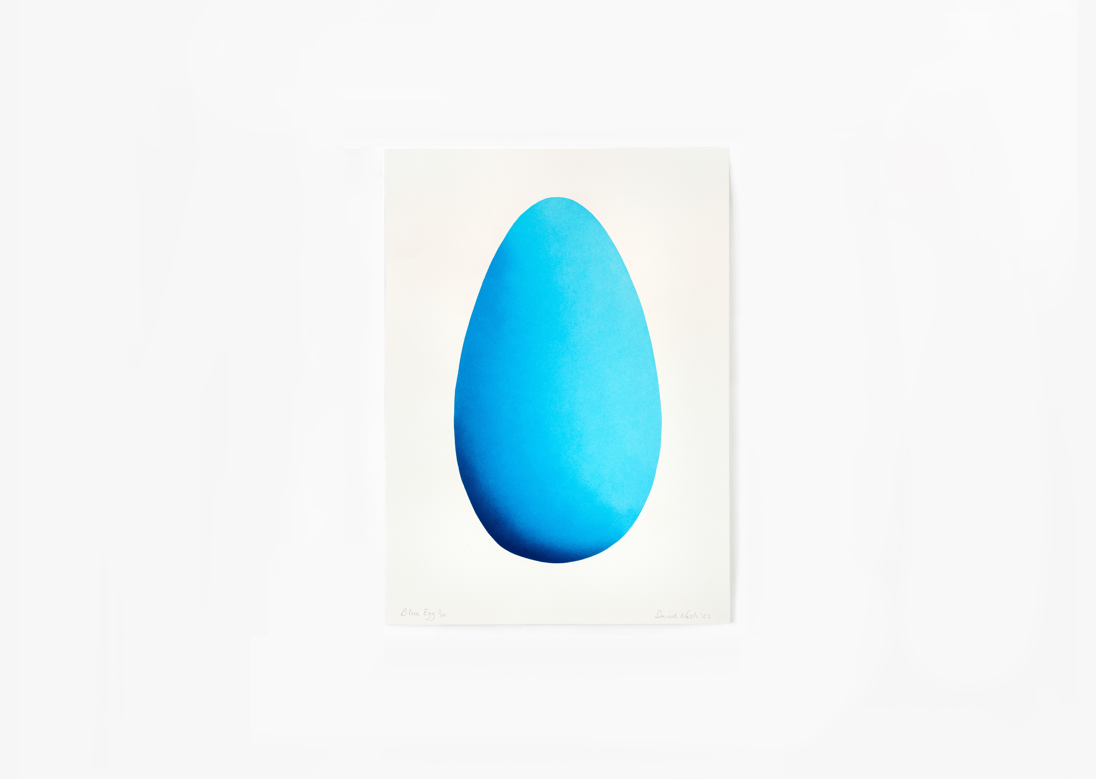 estampe Blue Egg David Nash