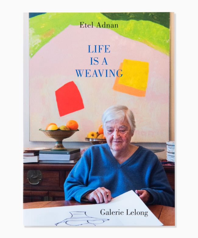 livre Life is a Weaving Etel Adnan