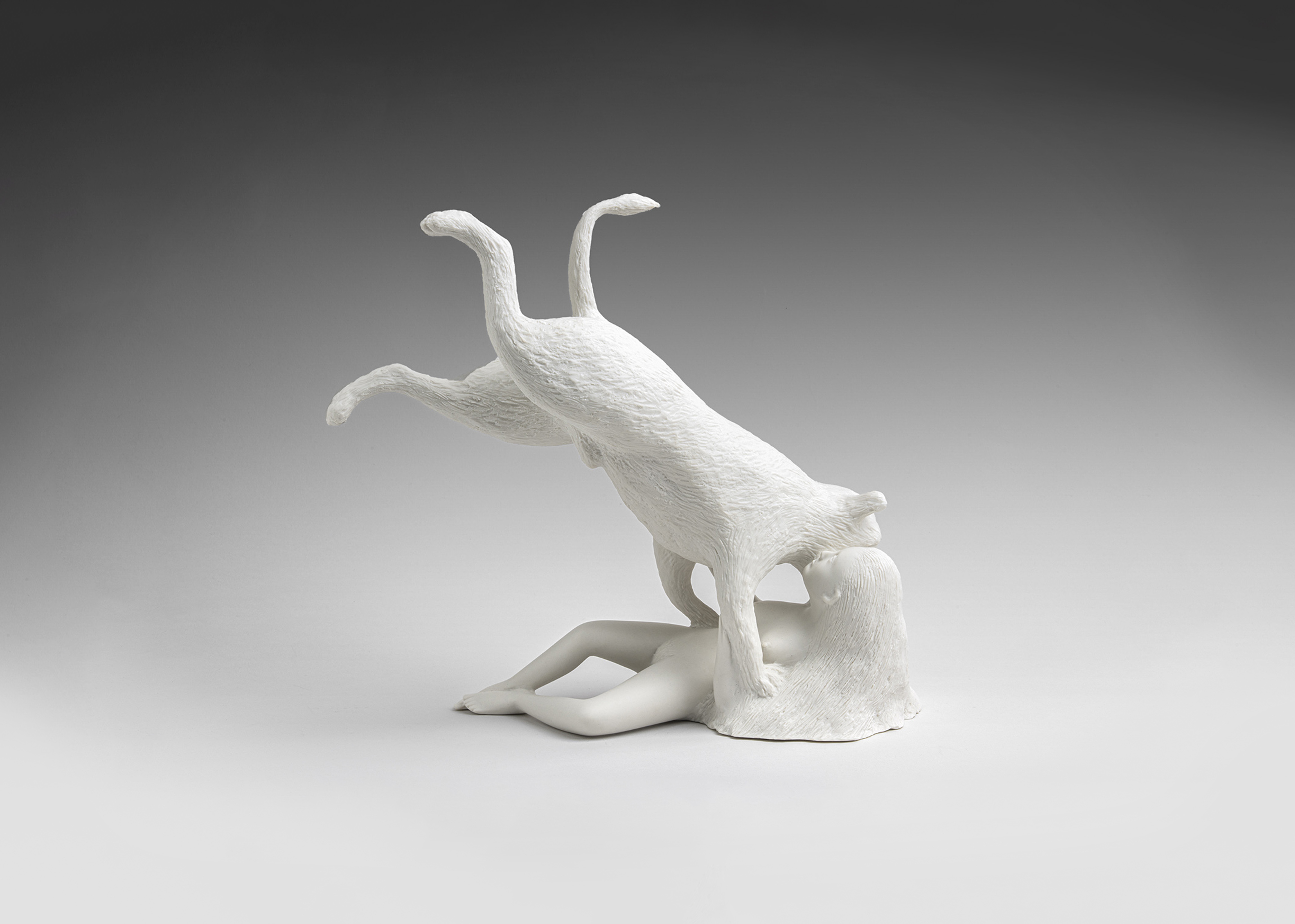 oeuvre Woman with Dog Kiki Smith
