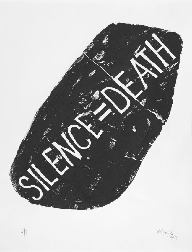 oeuvres Silence=Death Barthélémy Toguo