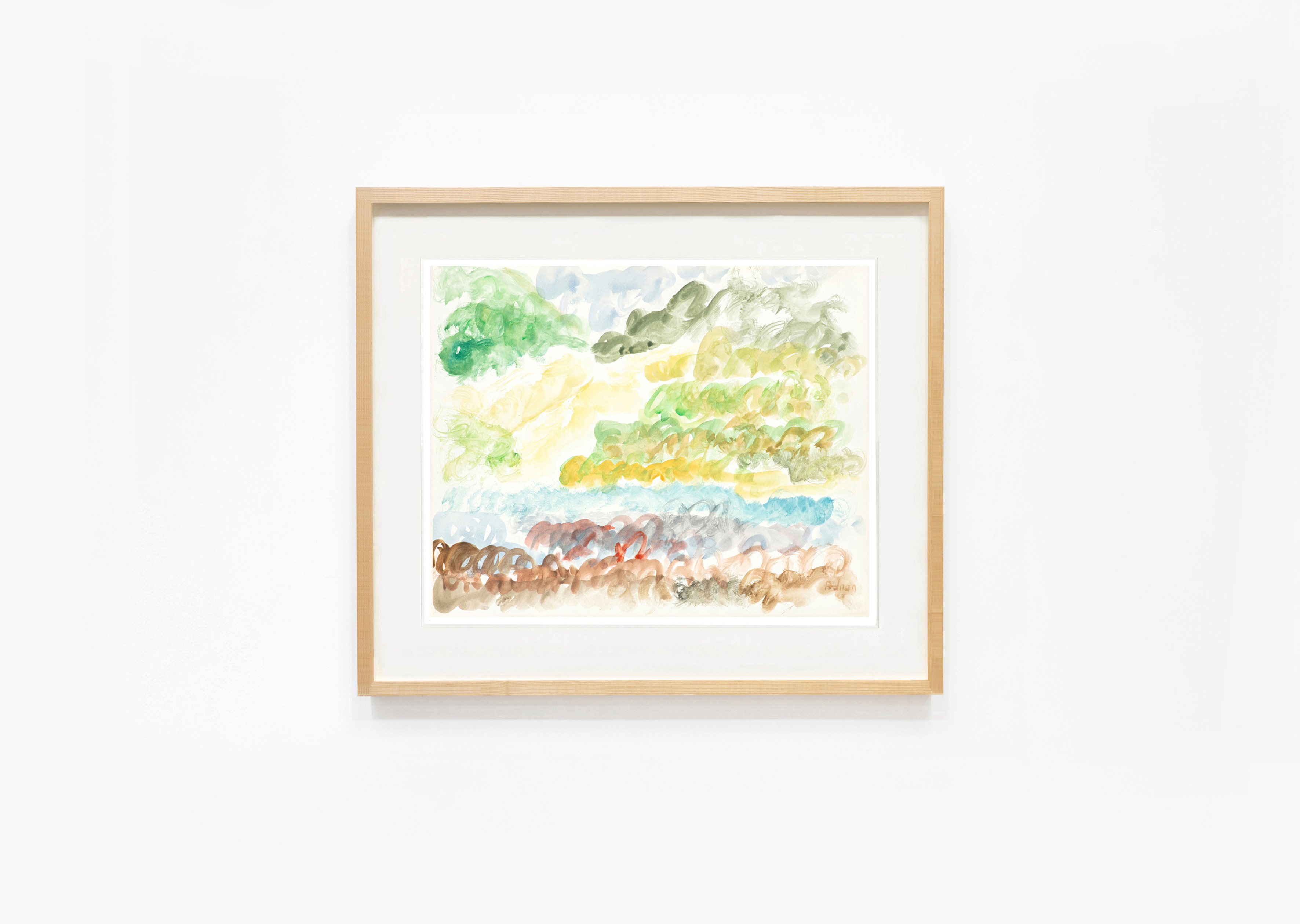 oeuvre Paysage Etel Adnan