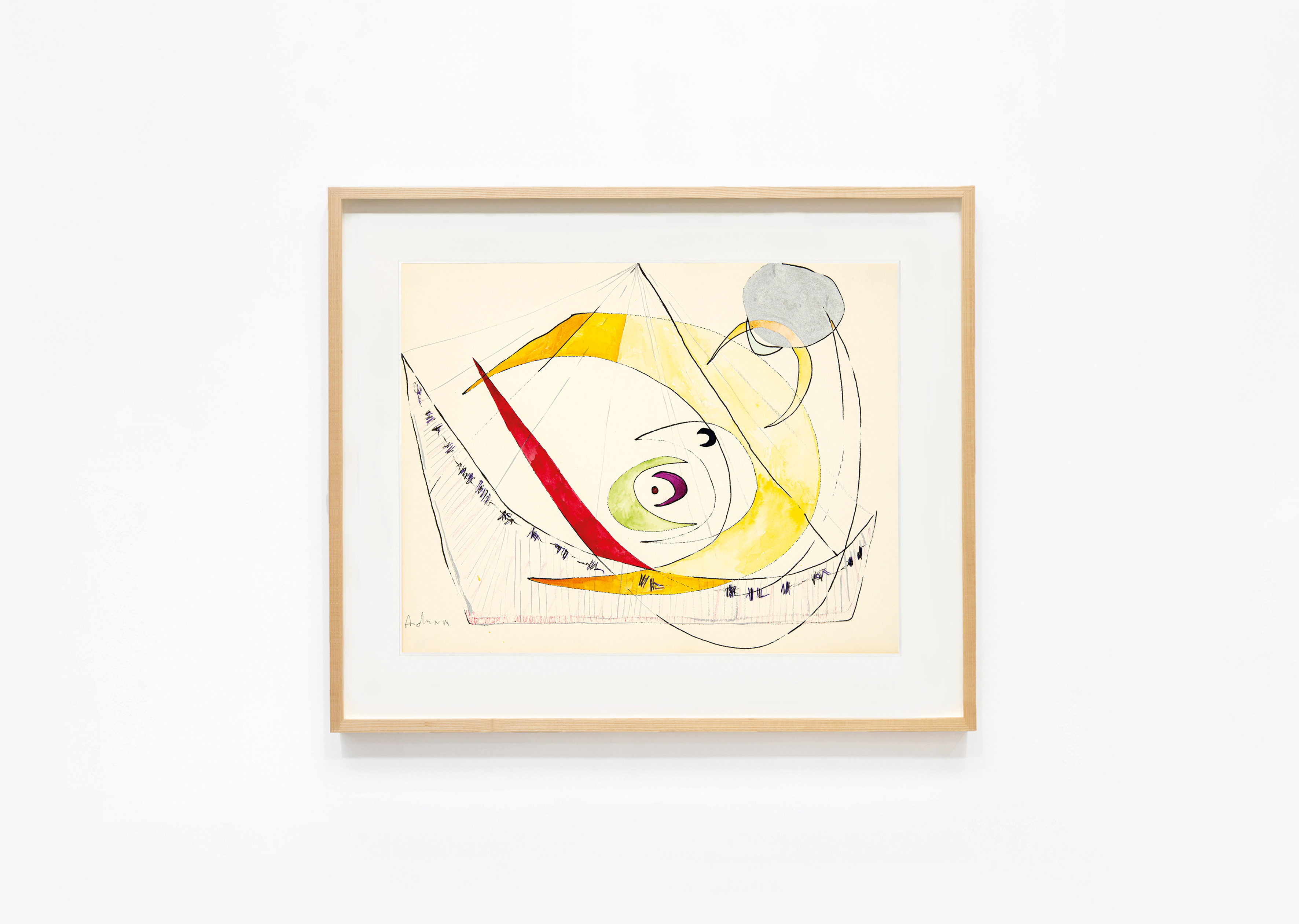 oeuvre Sans titre Etel Adnan