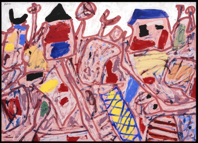 oeuvres Campagne heureuse Jean Dubuffet