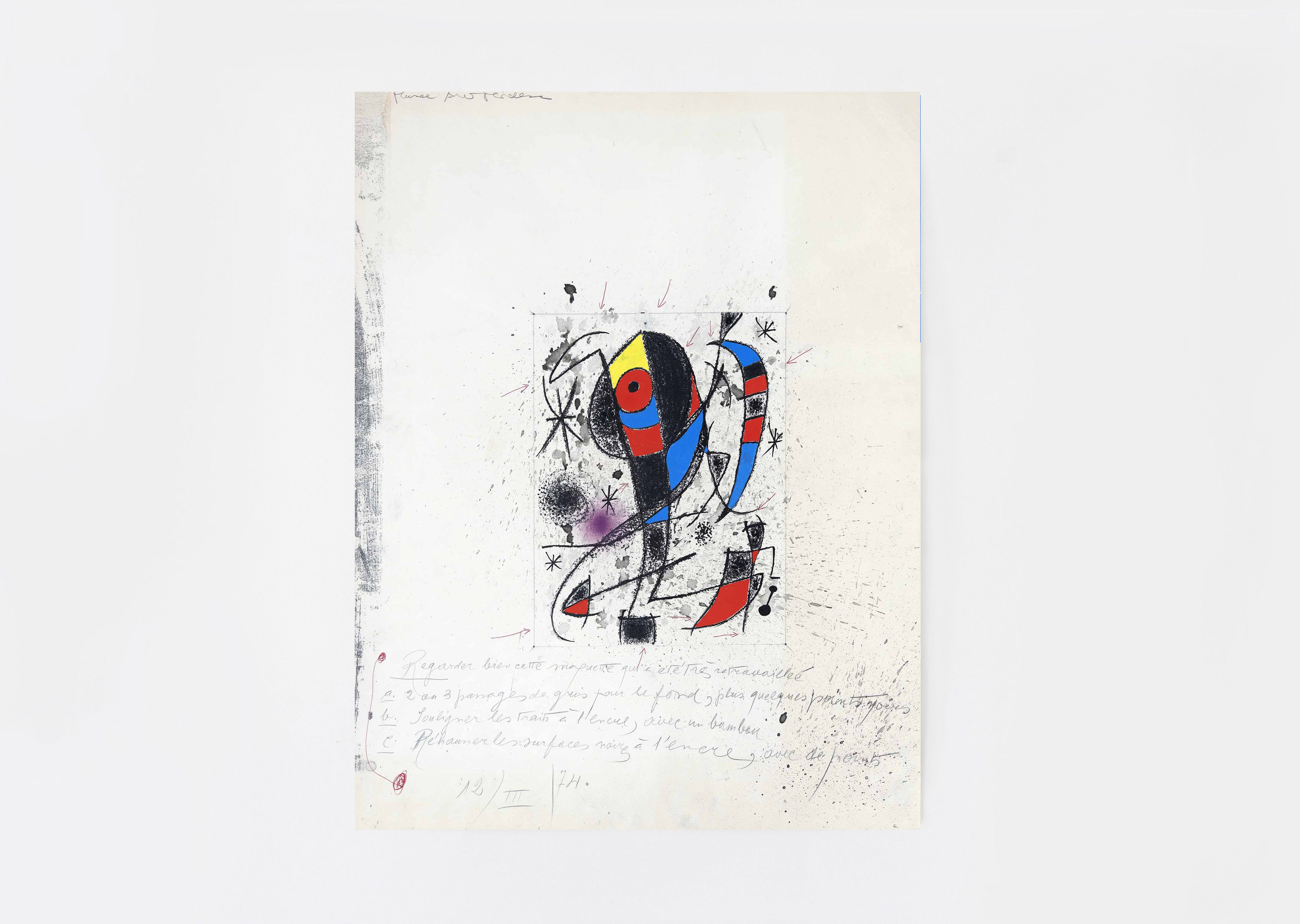 oeuvre Miró, l'œuvre graphique Joan Miró
