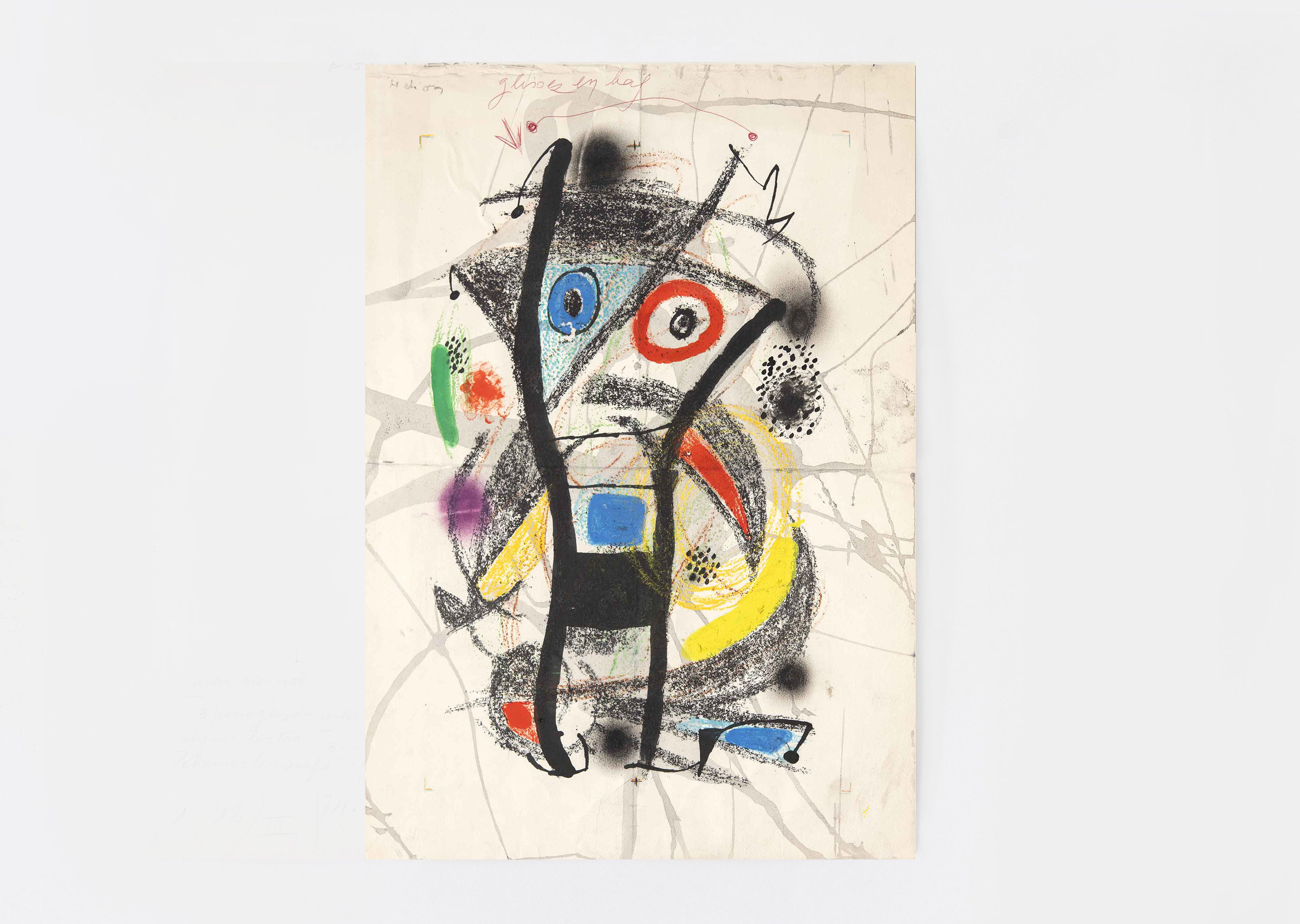 oeuvre Hommage à Hélion Joan Miró