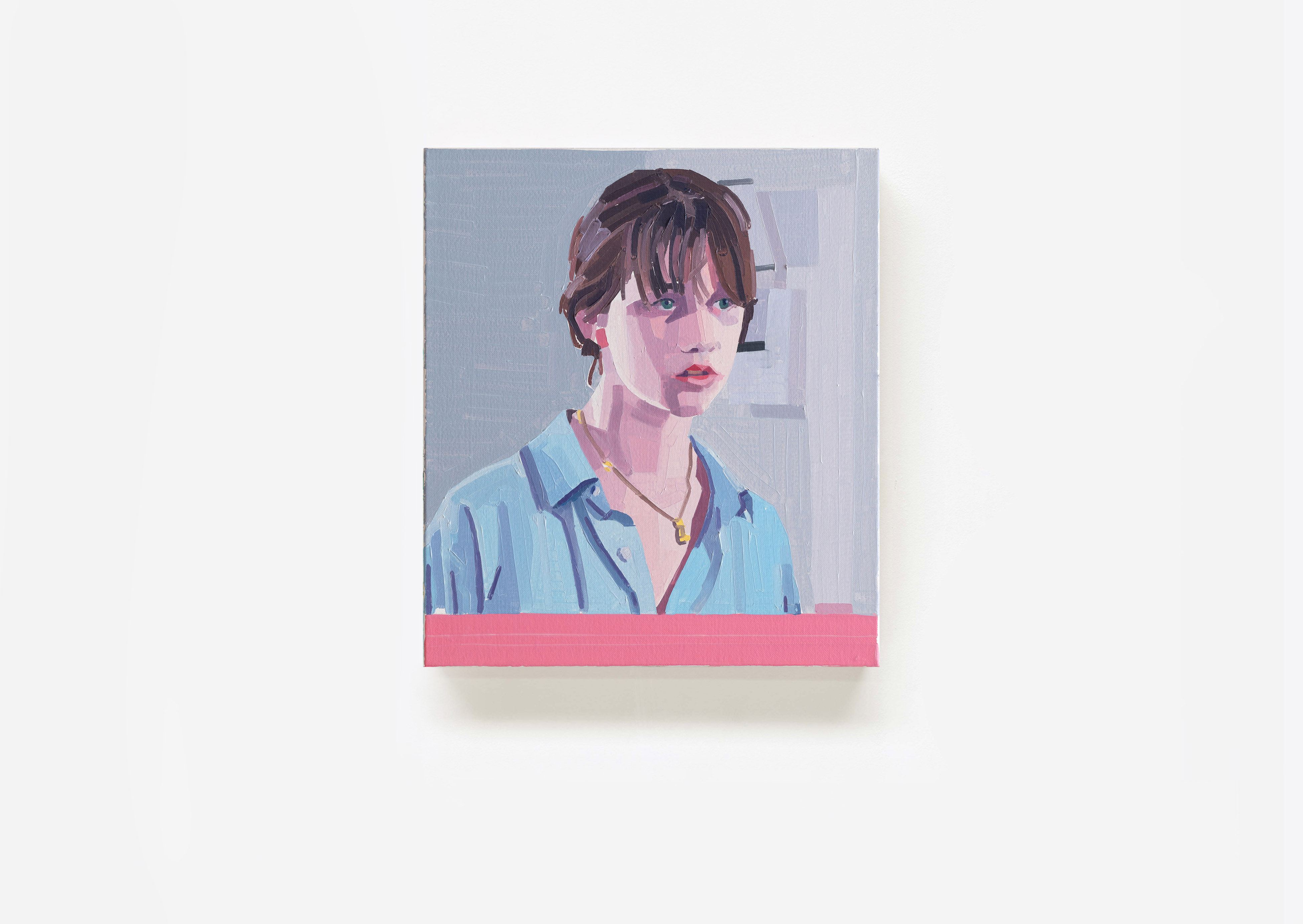 oeuvre Young Woman with Blue Shirt Guy Yanai