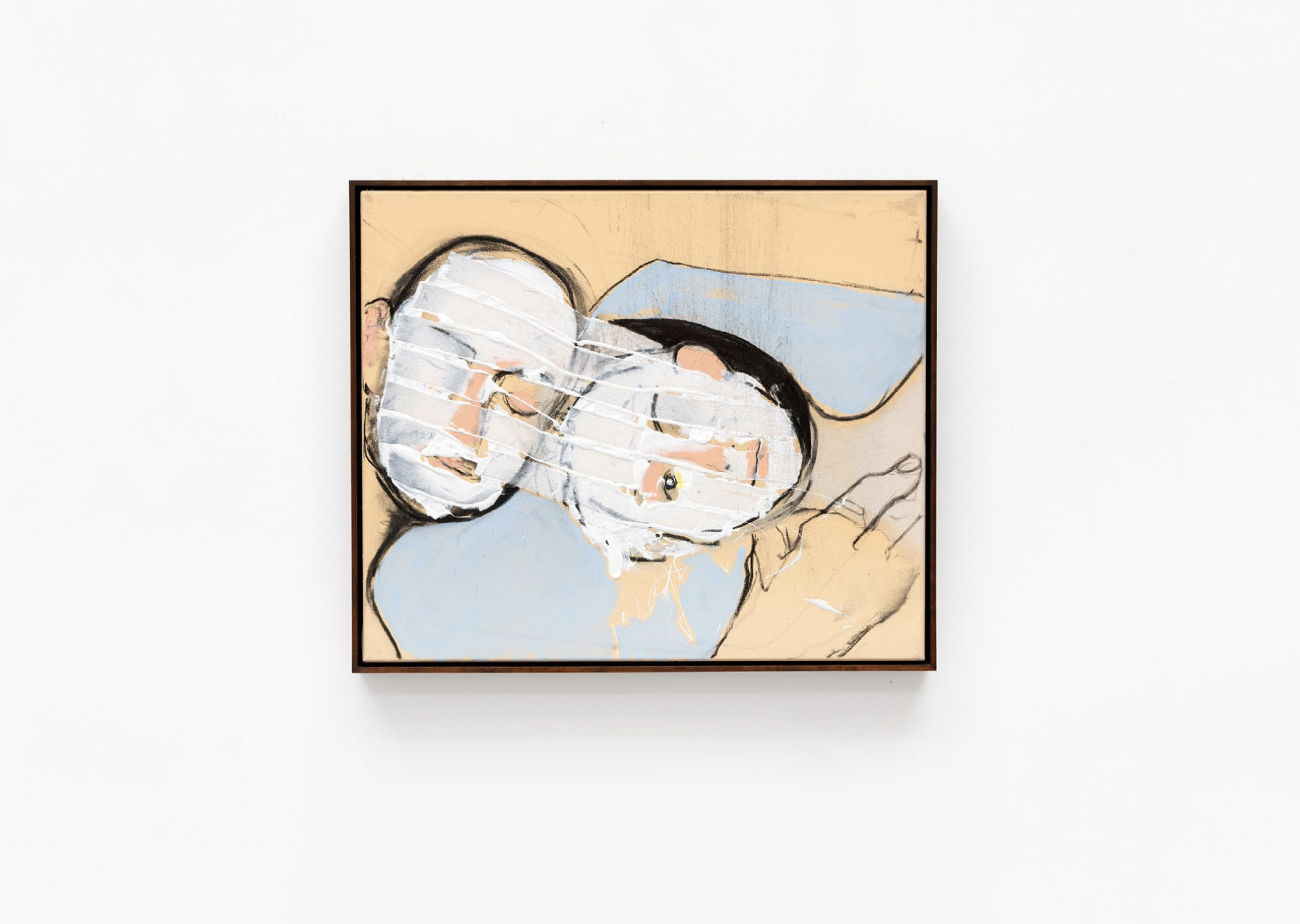 oeuvre Two on Blue Magnus Plessen